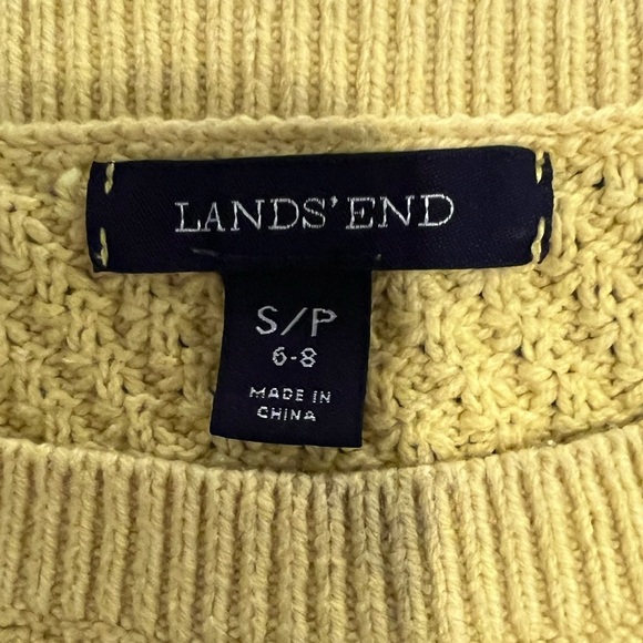 Lands End women yellow sweater/ size SP - Picture 4 of 5